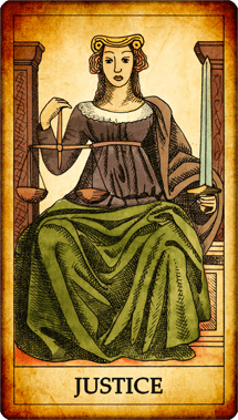 Justice Tarot Card