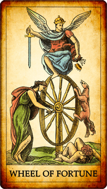 Wheel of Fortune Tarot Card